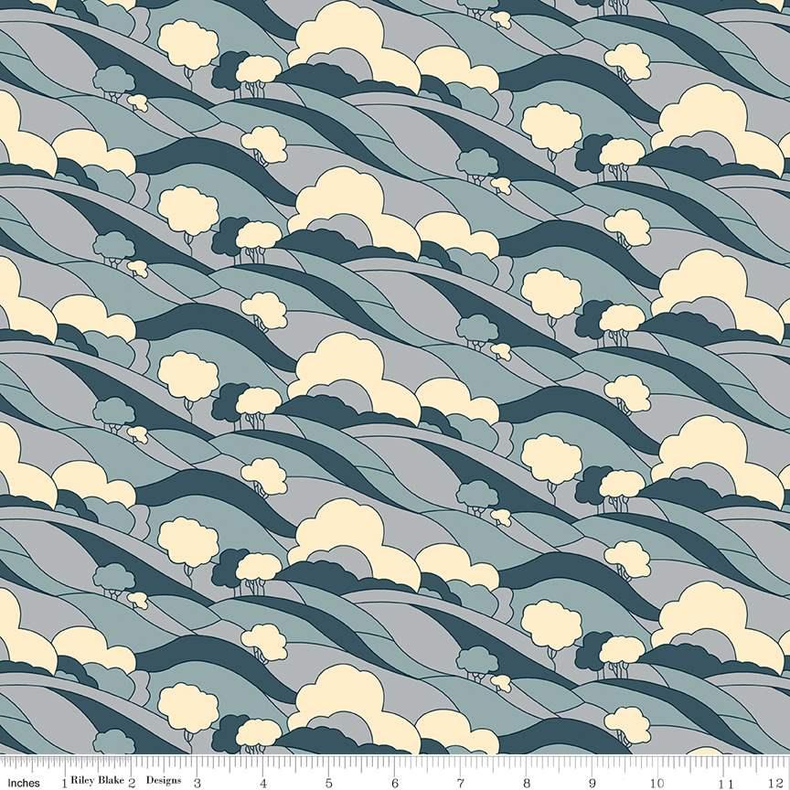 Liberty Fabrics: Woodland Walk Blue