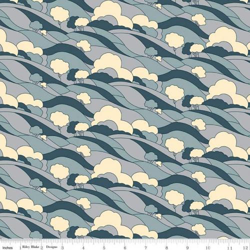 Liberty Fabrics: Woodland Walk Blue