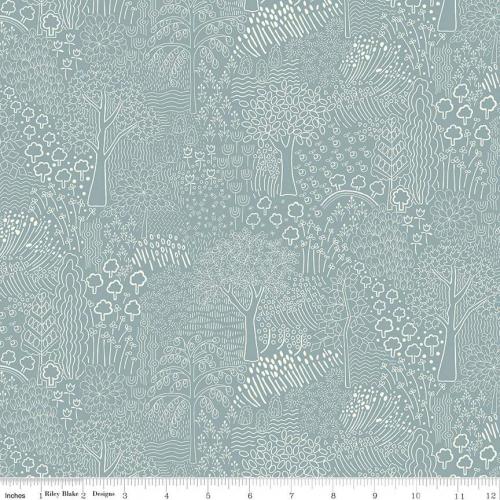 Liberty Fabrics: Woodland Walk Blue