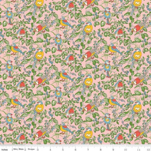 Liberty Fabrics: Woodland Walk Pink