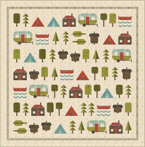 Explore Discover Camp Quilt Kit