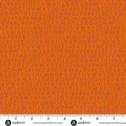 Postmark & Stamp Stripe Orange