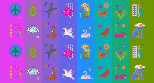 Postmark & Stamp Stripe Panel