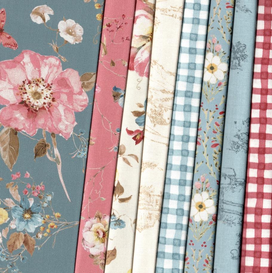 Countryside Fabric Pack - 8 Fat Quarters