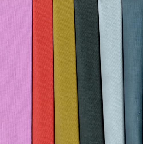 Ruby+Bee Solids Fabric Pack - 6 Fat Quarters