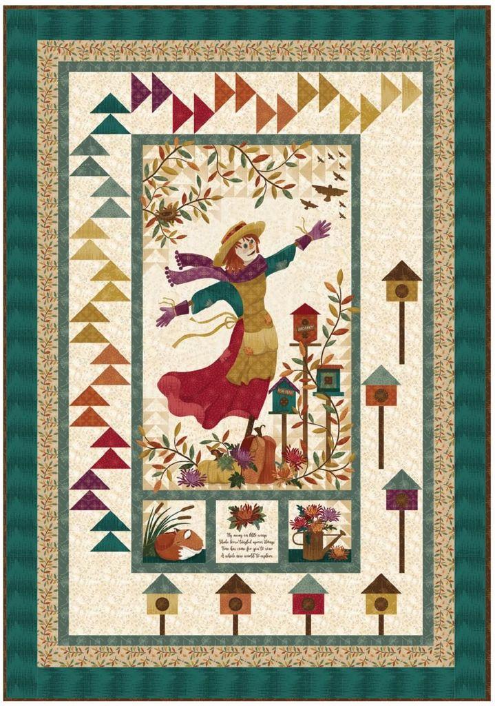 Scarecrow's Fly Away Song Quilt - FREE PATTERN DOWNLOAD