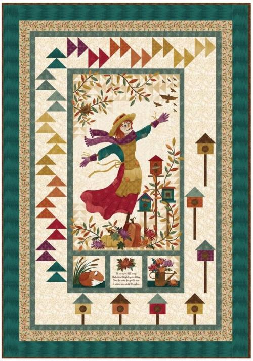 Scarecrow's Fly Away Song Quilt - FREE PATTERN DOWNLOAD