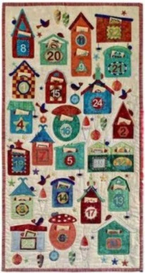 Christmas Post Advent Quilt - Warm Color
