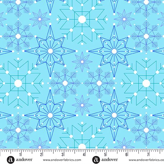 Century Prints - Deco Frost Blue