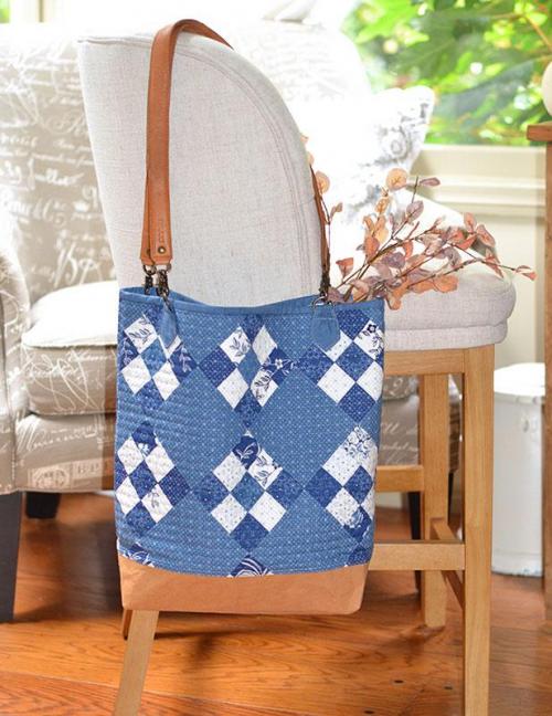 Denim Patchwork Tote