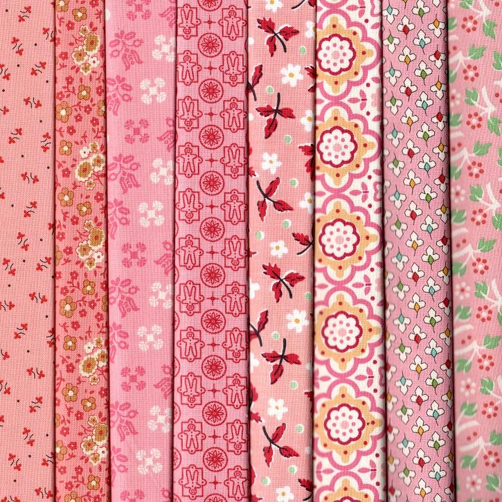 Lori Holt Fat-Quarters Fabric Pack - 8 Fat Quarters