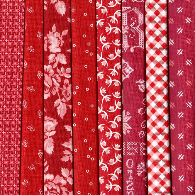 Lori Holt Fat-Quarters Fabric Pack - 8 Fat Quarters