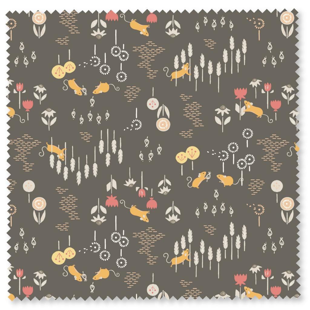 Autumn Bursting by Felicity Fabrics Gray