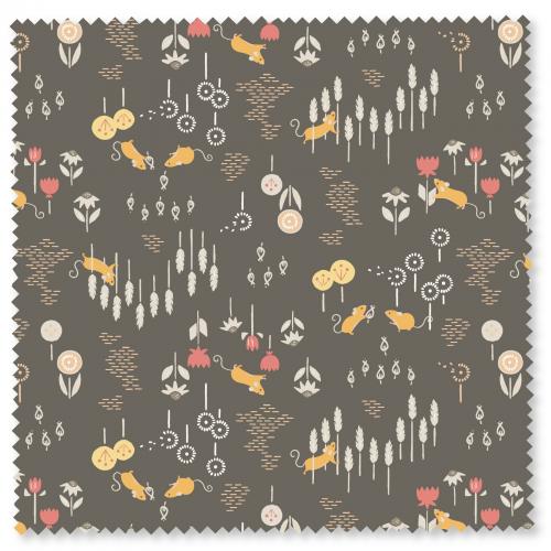 Autumn Bursting by Felicity Fabrics Gray