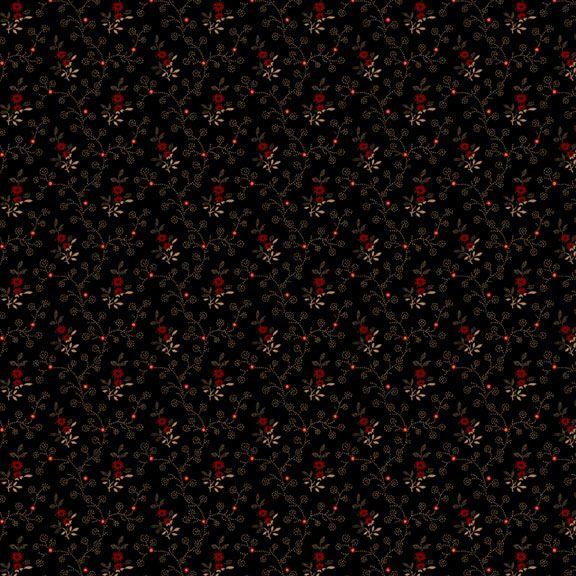 Pam's Patchwork Stars Black