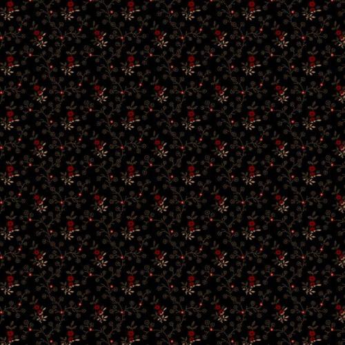 Pam's Patchwork Stars Black