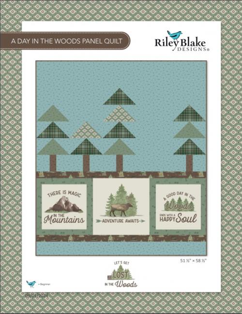 A Day in the Woods Panel Quilt - FREE PATTERN DOWNLOAD
