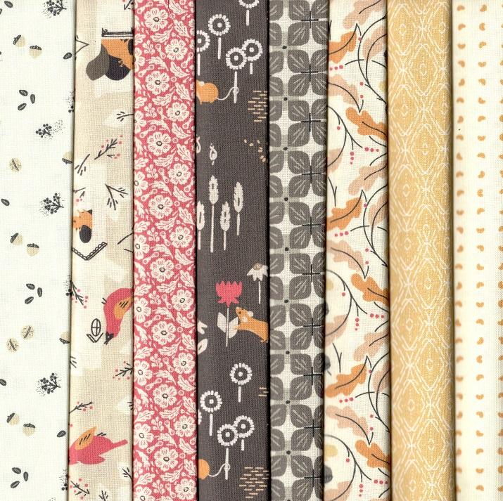 Autumn Bursting by Felicity Fabrics Fabric Pack - 8 Fat Quarters
