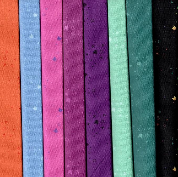 Kitty Litter Blender Fabric Pack - 8 Fat Quarters