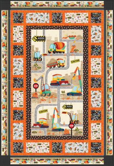 Construction Zone Quilt - LAST ONE!