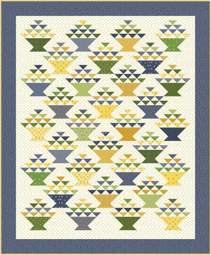 Vintage Baskets Quilt Kit