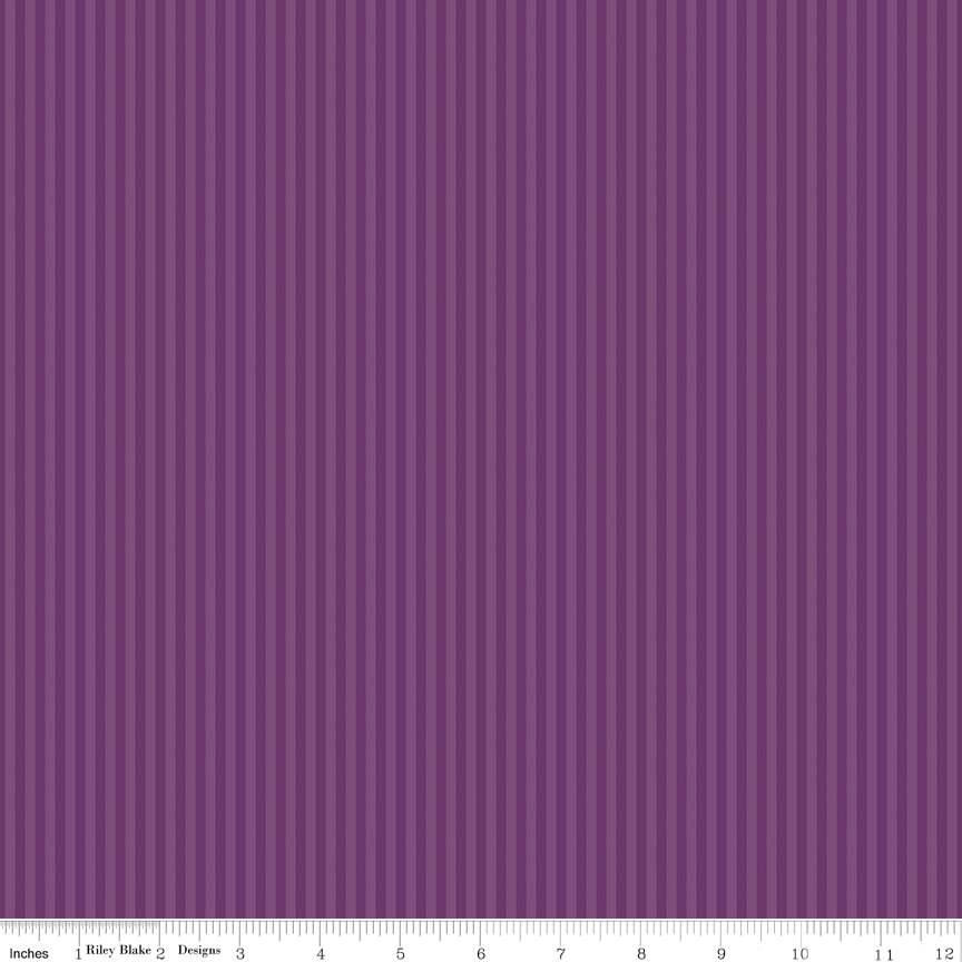 1/8 inch Tonal Stripe Purple