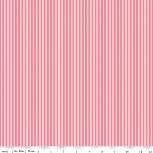 1/8 inch Tonal Stripe Pink