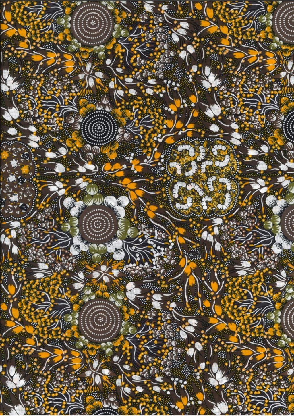 Aboriginal Prints - NEW! Tan