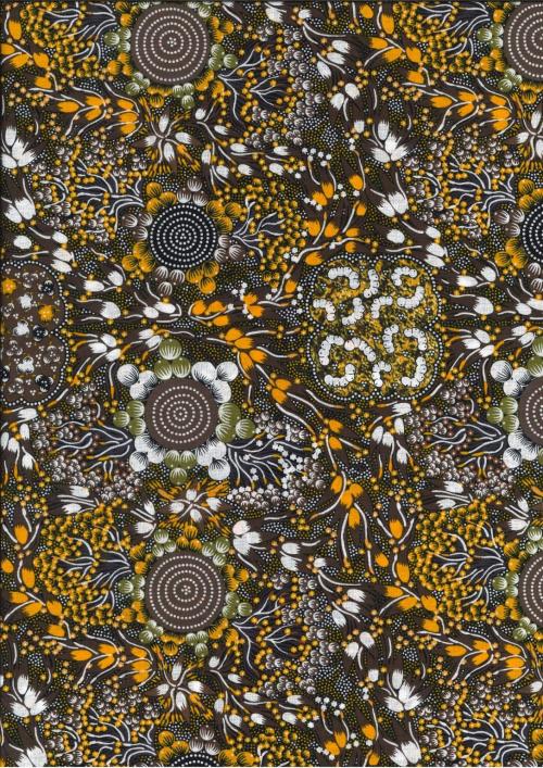 Aboriginal Prints - NEW! Tan