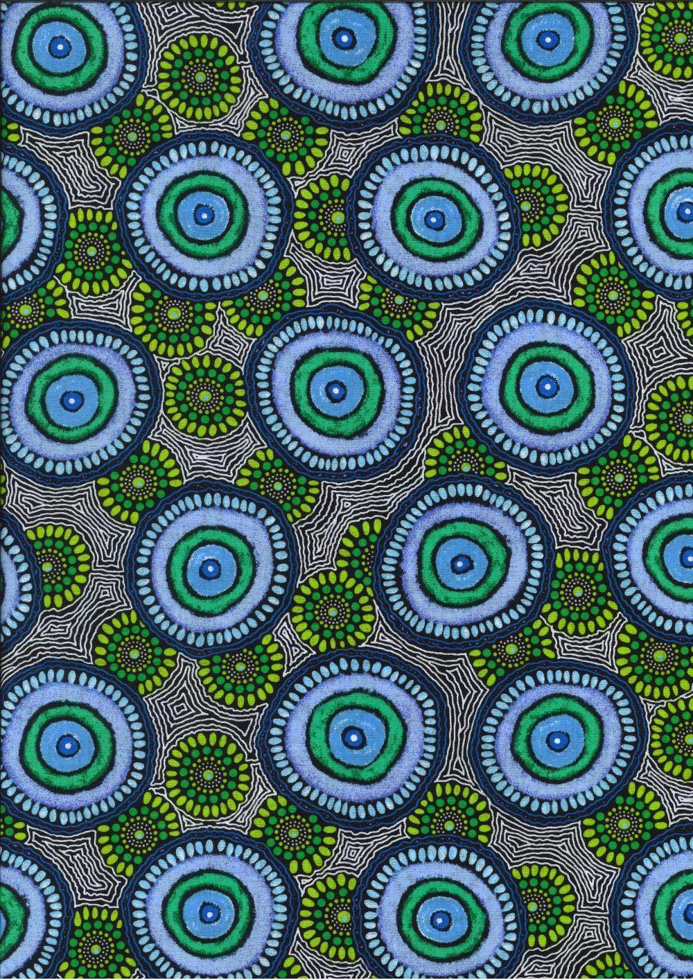 Aboriginal Prints - NEW! Blue