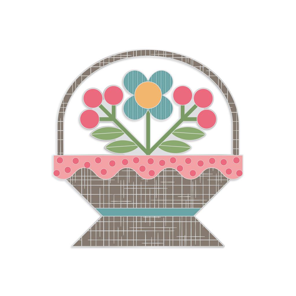 Lori Holt Flower Basket Needle Minder
