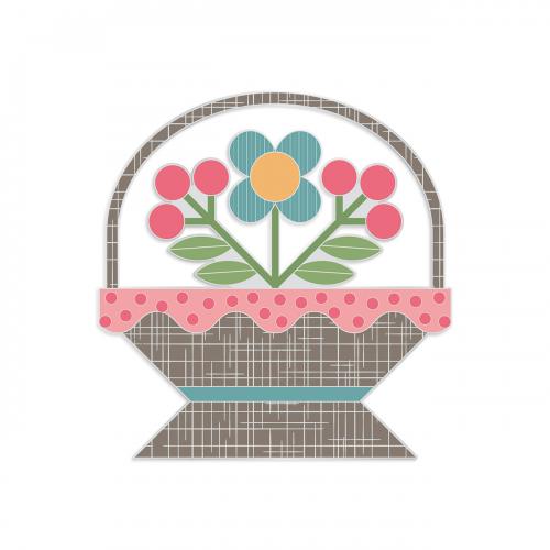 Lori Holt Flower Basket Needle Minder
