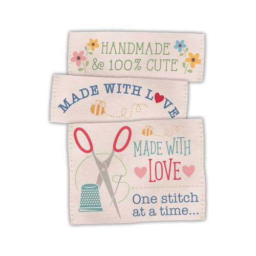 Lori Holt Made With Love Woven Labels