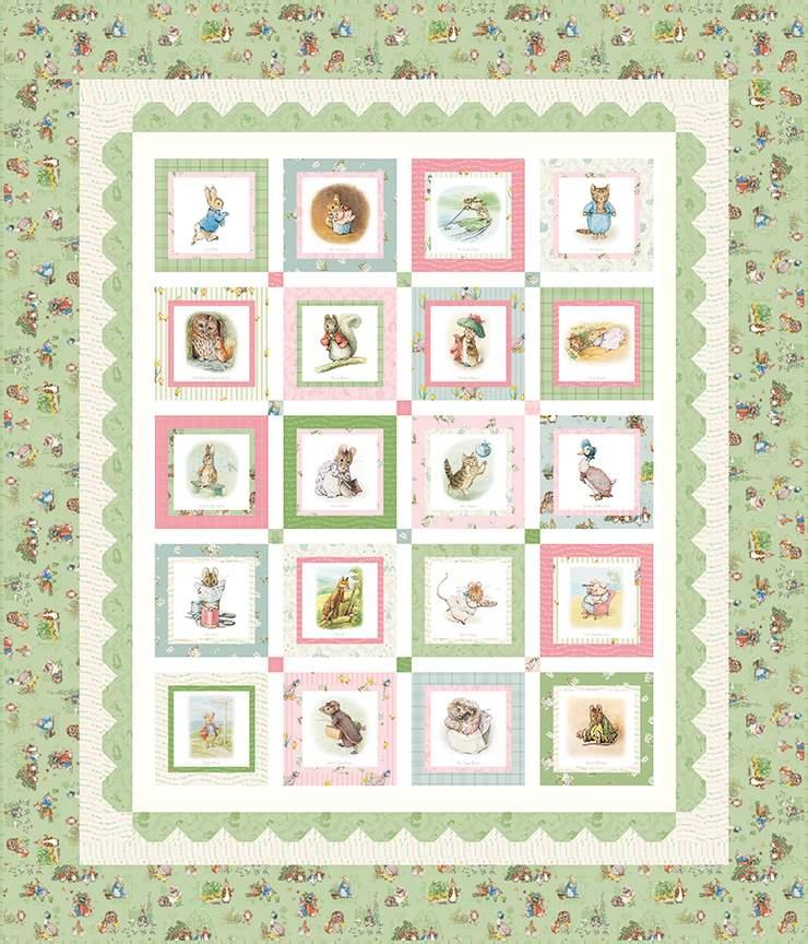Peter Rabbit™ & Friends Panel Quilt Boxed Kit