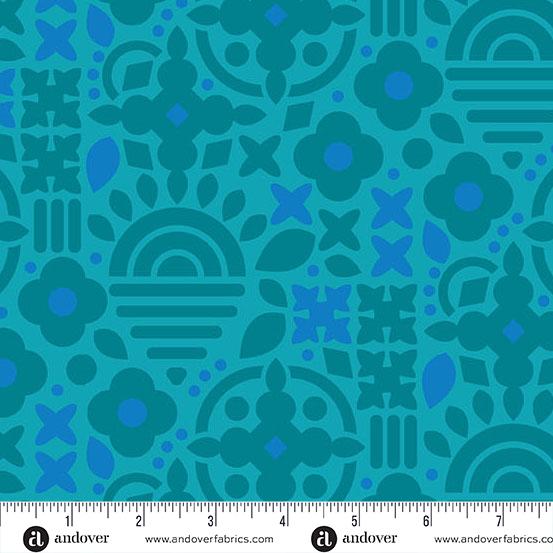 Sun Print 2025 Teal