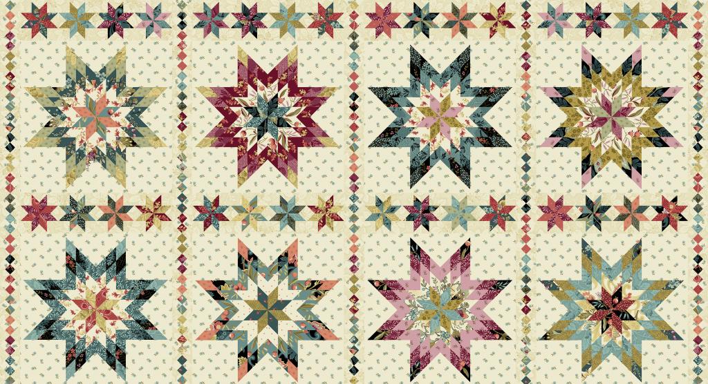 Dahlia by Laundry Basket Quilts Panel
