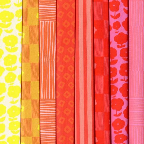 Ruby + Bee Blenders Fabric Pack - 8 Fat Quarters