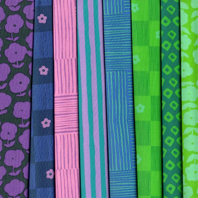 Ruby + Bee Blenders Fabric Pack - 8 Fat Quarters