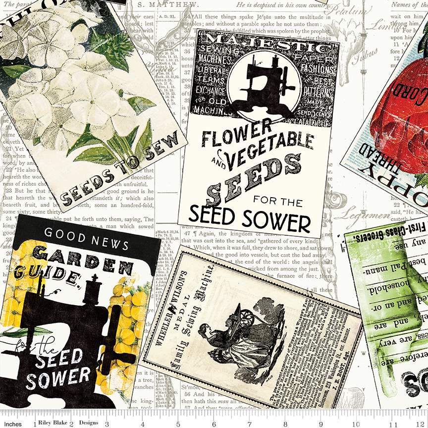 Sewing Seeds III White