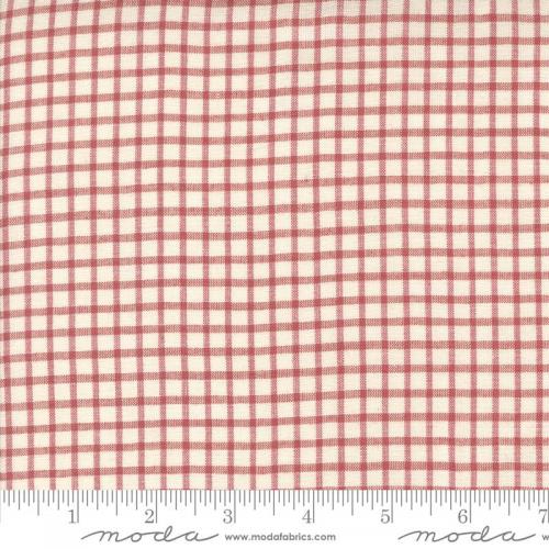 French General Woven Ginghams Red