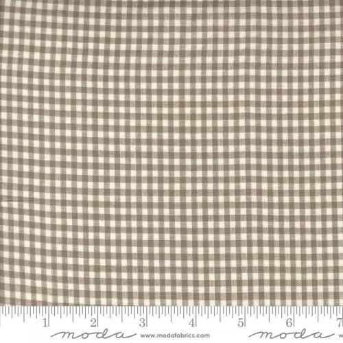 French General Woven Ginghams Gray