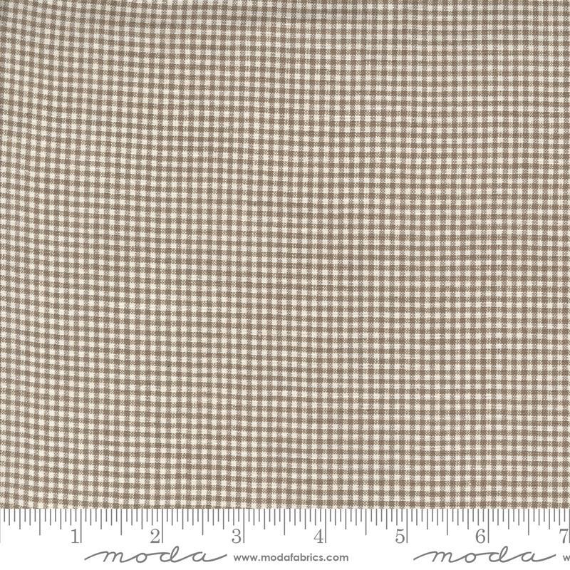 French General Woven Ginghams Gray