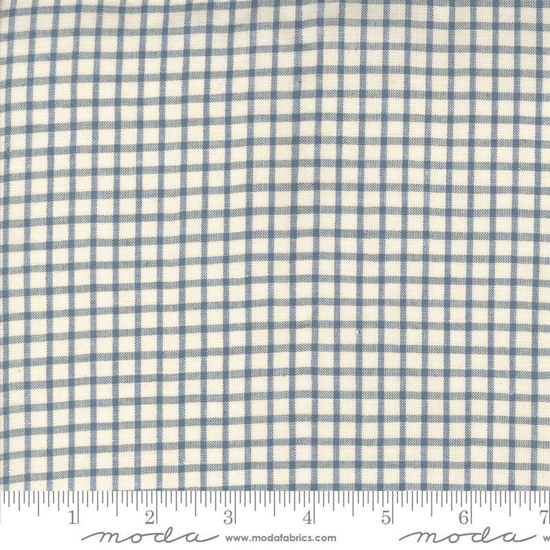 French General Woven Ginghams Blue