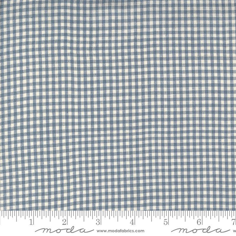 French General Woven Ginghams Blue