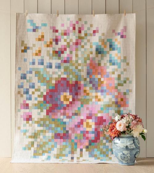 Flower Branch Embroidery Quilt Kit