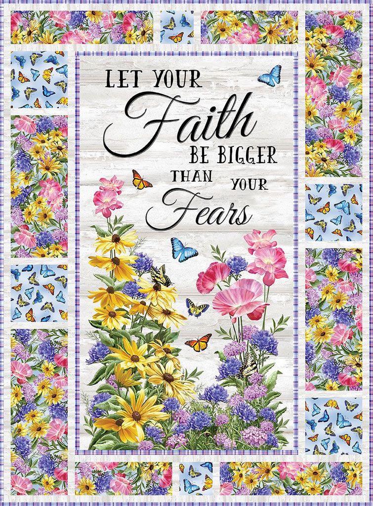 Let Your Faith Be Bigger Quilt Kit