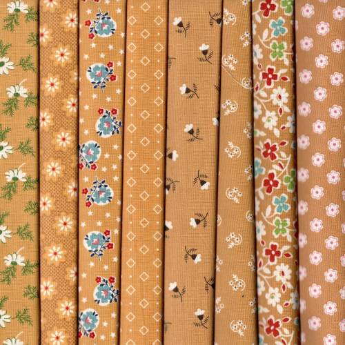 Lori Holt Fat-Quarters Fabric Pack - 8 Fat Quarters