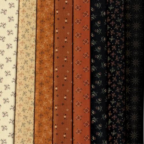 Cheddar & Coal III Fabric Pack - 8 Fat Quarters