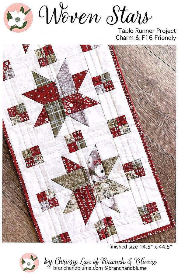Woven Stars Table Runner