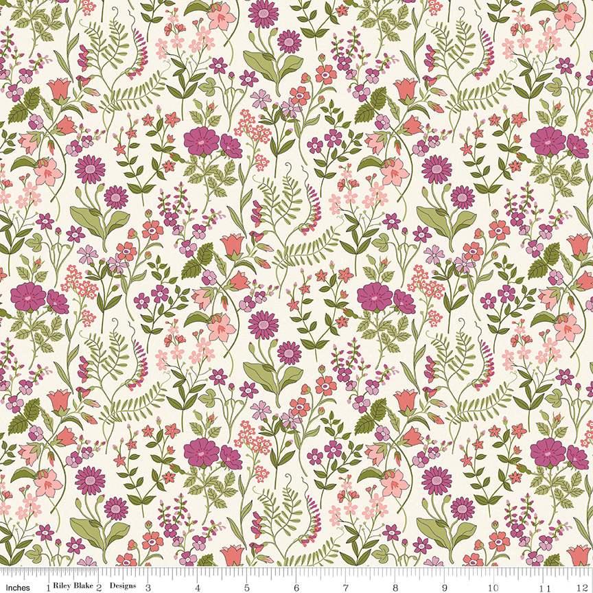 Liberty Fabrics: Botanist's Walk Cream